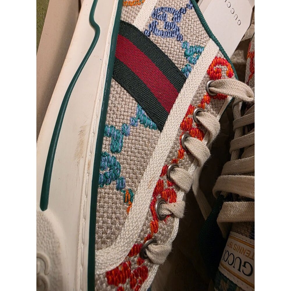 Gucci 1977 Psychedelic GG Unisex Sneakers - Picture 14 of 16